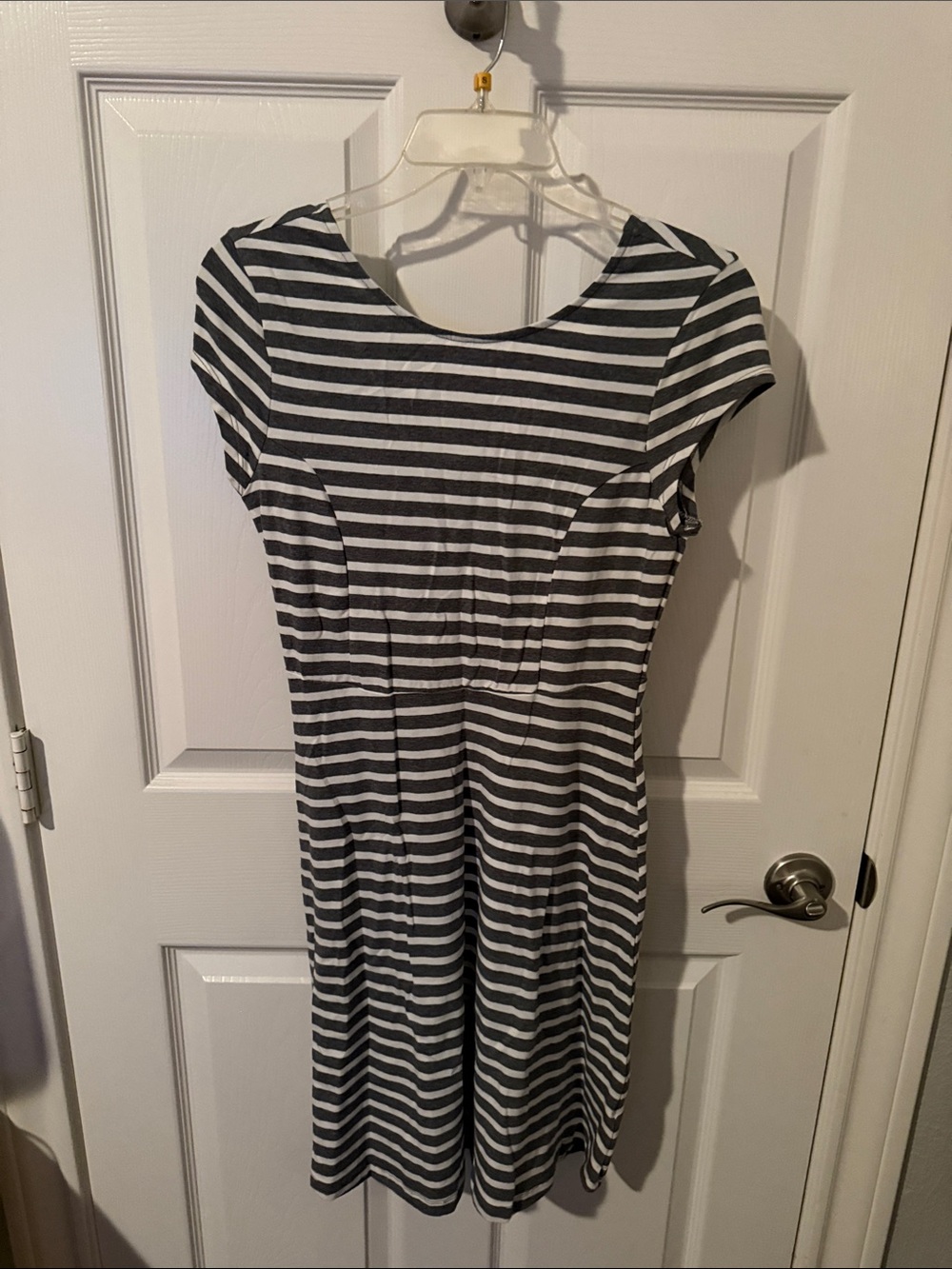Kids striped top with Old Navy tag